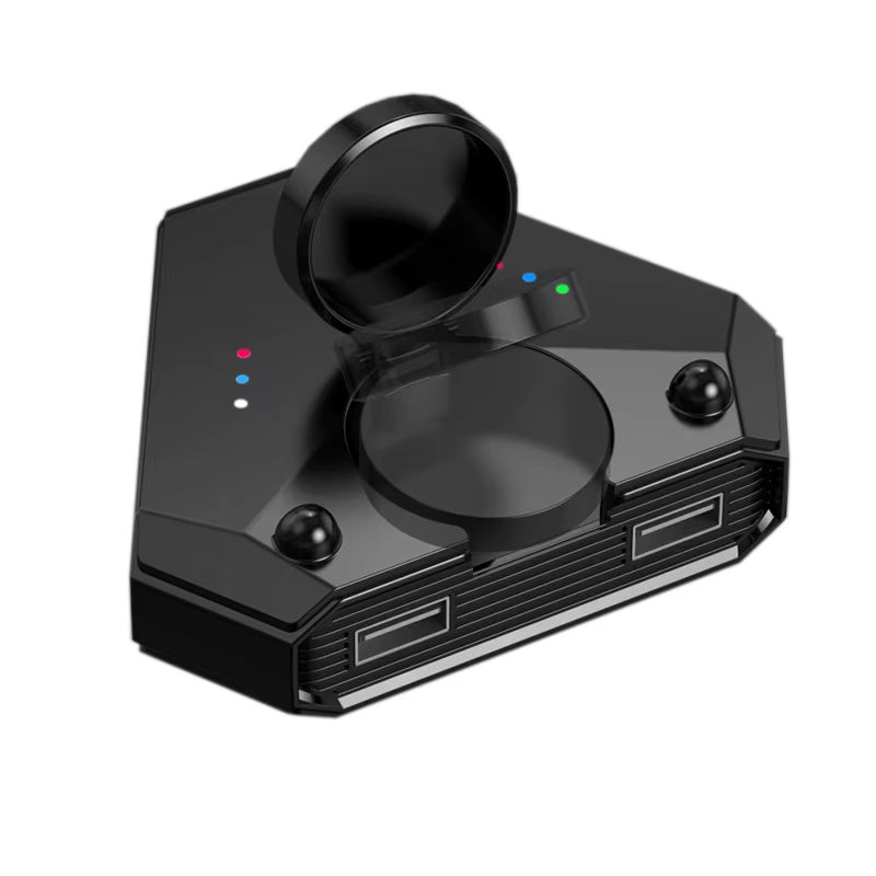 PUBG Mobile Gaming Controller Gamepads Have Cell Phone Holder with One-Handed Keyboard and Mouse Converter for Phone