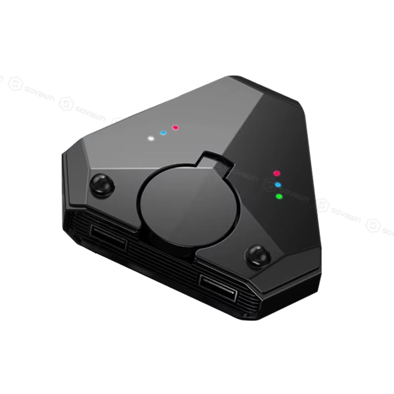 PUBG Mobile Gaming Controller Gamepads Have Cell Phone Holder with One-Handed Keyboard and Mouse Converter for Phone